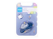 Dudlík MAM Night Silicone Pacifier 6m+ Raccoon 1 ks