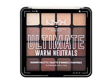 Oční stín NYX Professional Makeup Ultimate Warm Neutrals 12,8 g