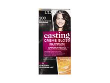 Barva na vlasy L'Oréal Paris Casting Creme Gloss 48 ml 200 Ebony Black