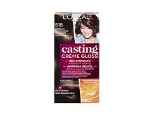 Barva na vlasy L'Oréal Paris Casting Creme Gloss 48 ml 518 Hazelnut Mochaccino