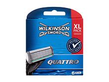 Náhradní břit Wilkinson Sword Quattro 6 ks