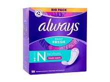 Slipová vložka Always Daily Fresh Normal Fresh Scent 58 ks