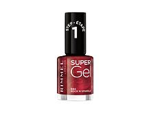 Lak na nehty Rimmel London Super Gel STEP1 12 ml 044 Rock N Sparkle