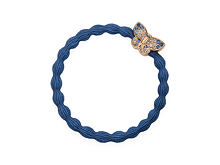 Gumička na vlasy By Eloise London Bling Charms Butterfly 1 ks Dove Blue