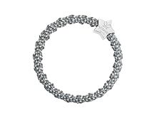 Gumička na vlasy By Eloise London Metallic Silver Star 1 ks Ash