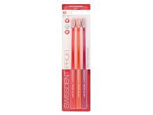 Zubní kartáček Swissdent Profi Whitening Trio Soft 3 ks Red, Orange, Pink