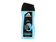 Sprchový gel Adidas Ice Dive 3in1 250 ml