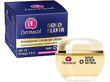 Denní pleťový krém Dermacol Gold Elixir 50 ml poškozená krabička