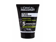 Čisticí gel L'Oréal Paris Men Expert Pure Carbon Purifying Daily Face Wash 100 ml