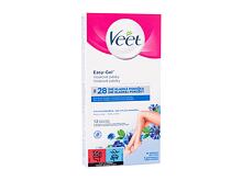 Depilační přípravek Veet Easy-Gel Wax Strips Body and Legs Sensitive Skin 12 ks
