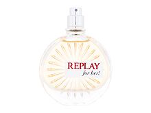 Toaletní voda Replay for Her 60 ml Tester