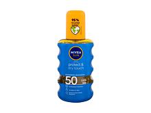 Opalovací přípravek na tělo Nivea Sun Protect & Dry Touch Invisible Spray SPF50 200 ml