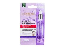 Maska na oči L'Oréal Paris Revitalift Filler HA Cooling Tissue Eye Serum-Mask 11 g