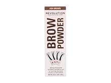 Pudr na obočí Makeup Revolution London Brow Powder Stamp & Stencil 0,65 g Ash Brown