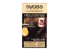 Barva na vlasy Syoss Oleo Intense Permanent Oil Color 50 ml 5-86 Sweet Brown poškozená krabička