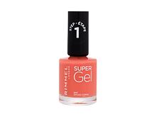Lak na nehty Rimmel London Super Gel STEP1 12 ml 047 Spiced Coral