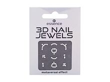 Manikúra Essence 3D Nail Jewels 02 Mirror Universe 1 balení