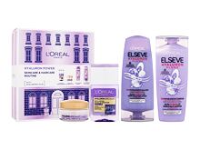 Denní pleťový krém L'Oréal Paris Hyaluron Power Skincare & Haircare Routine 50 ml poškozená krabička Kazeta