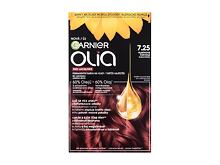 Barva na vlasy Garnier Olia Red Lacquers 60 g 7.25 Ruby Red poškozená krabička