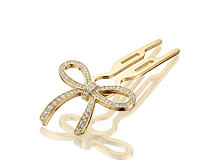 Spona do vlasů Fiona Franchimon Nº1 Hairpin Steel Crystals By Swarovski 1 ks Yellow Gold Finish