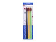 Zubní kartáček Swissdent Profi Colours Trio Soft-Medium 3 ks White, Grey, Black