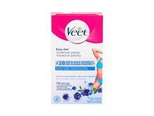 Depilační přípravek Veet Easy-Gel Wax Strips Bikini and Armpit Sensitive Skin 16 ks