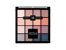 Oční stín Gabriella Salvete Palette 16 Shades 20,8 g 01 Gold