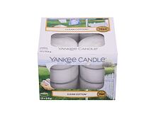 Vonná svíčka Yankee Candle Clean Cotton 117,6 g poškozená krabička