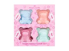 Bomba do koupele I Heart Revolution Teddy Bear Fizzer Set 4x50 g Dreamy Ocean Kazeta
