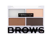Set a paletka na obočí Revolution Relove Colour Cult Brows 3,2 g Medium