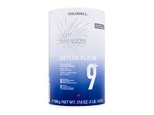 Barva na vlasy Goldwell Light Dimensions Oxycur Platin 9+ 500 g