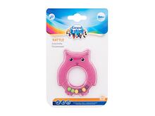 Chrastítko Canpol babies Rattle Owl Pink 1 ks