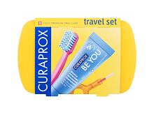 Klasický zubní kartáček Curaprox Travel Set Yellow 1 ks