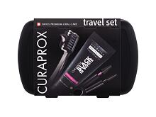 Klasický zubní kartáček Curaprox Black Is White Travel Set 1 ks