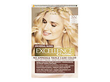 Barva na vlasy L'Oréal Paris Excellence Creme Triple Protection No Ammonia 48 ml 10U Lightest Blond