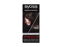 Barva na vlasy Syoss Permanent Coloration 50 ml 4-1 Medium Brown poškozená krabička