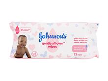 Čisticí ubrousky Johnson´s Baby Gentle All Over Wipes 72 ks