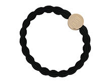 Gumička na vlasy By Eloise London Letter Charms Gold E 1 ks E Black