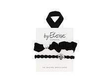 Gumička na vlasy By Eloise London Bangle Set Silver & Black 1 ks