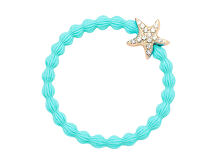 Gumička na vlasy By Eloise London Bling Charms Starfish 1 ks Turquoise