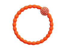 Gumička na vlasy By Eloise London Bling Charms Disco Ball 1 ks Warm Orange