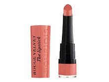 Rtěnka BOURJOIS Paris Rouge Velvet The Lipstick 2,4 g 15 Peach Tatin