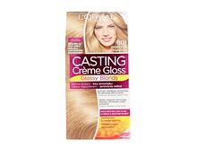 Barva na vlasy L'Oréal Paris Casting Creme Gloss Glossy Blonds 48 ml 801 Silky Blonde poškozená krabička