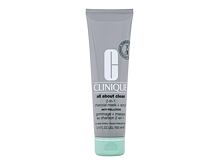 Pleťová maska Clinique All About Clean 2-in-1 Charcoal Mask + Scrub 100 ml