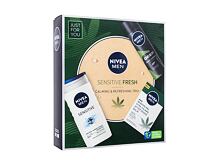 Balzám po holení Nivea Men Sensitive Fresh Calming & Refreshing Trio 100 ml Kazeta