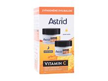 Denní pleťový krém Astrid Vitamin C Duo Set 50 ml Kazeta