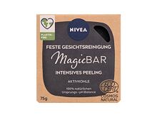 Čisticí mýdlo Nivea Magic Bar Exfoliating Active Charcoal 75 g