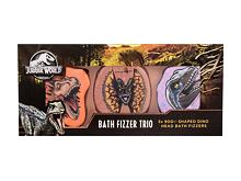 Bomba do koupele Universal Jurassic World Bath Fizzer Trio 90 g poškozená krabička Kazeta