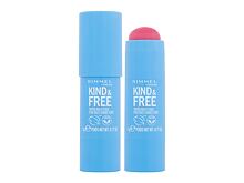 Tvářenka Rimmel London Kind & Free Tinted Multi Stick 5 g 004 Tangerine Dream