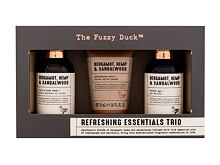 Sprchový gel Baylis & Harding The Fuzzy Duck™ Refreshing Essentials Trio Bergamot, Hemp & Sandalwood 100 ml Kazeta